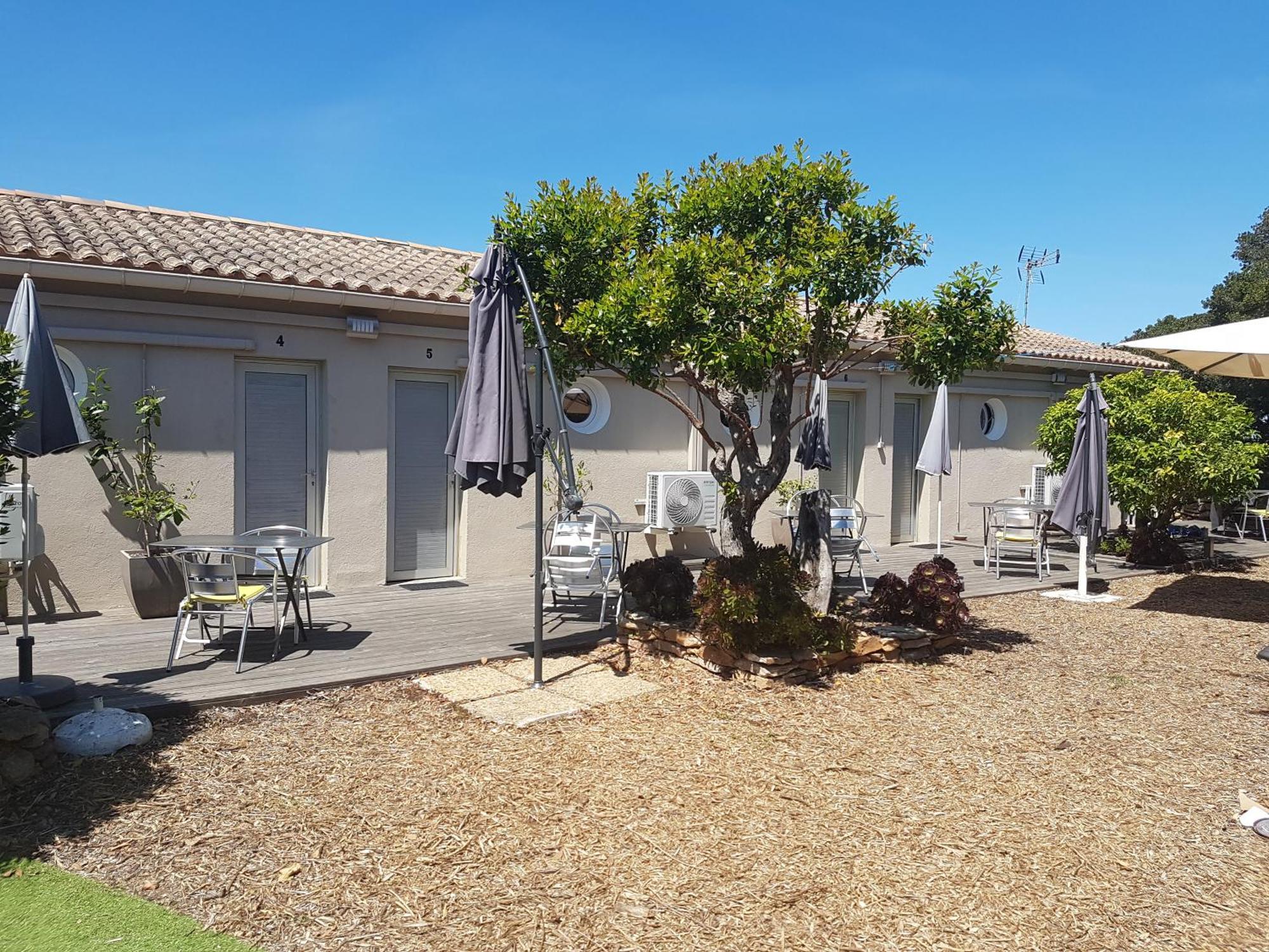 Studio climatisé île naturiste du Levant Hyères Exterior foto
